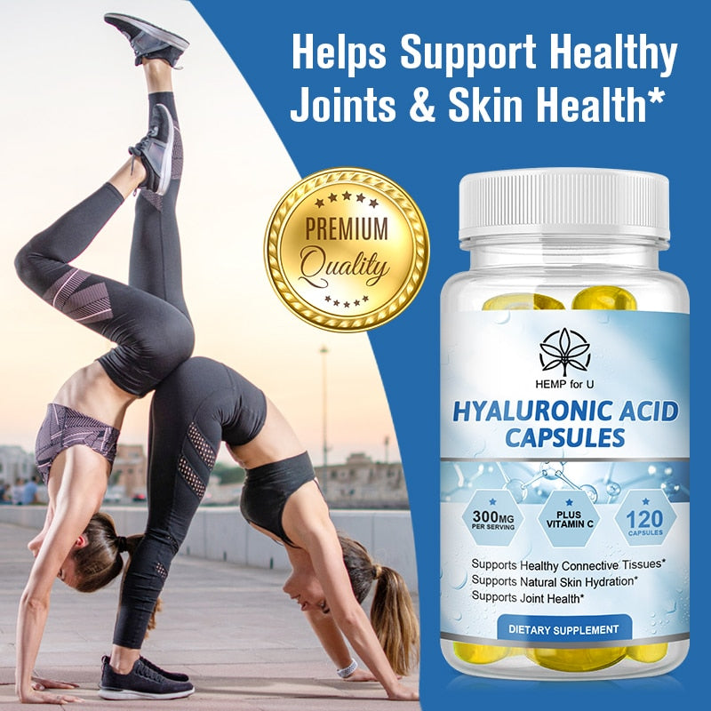 Lukaree Hydrolytic Hyaluronic Acid Capsule Antioxidant Deeply Nourish Skin Brighten Elastic Freckle Removing Beauty and Health