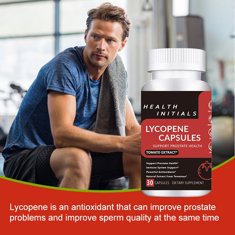 Lycopene Capsules Prostate Treatment Capsule Prostatitis Cure Enlarged Prostate Sperm Quality Supplements Booster