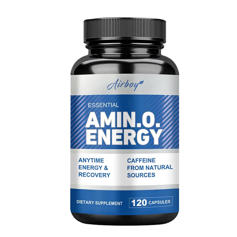 Amino Acid Capsules- Helps Increase Strength, Endurance, Protein Synthesis, Build Muscle Mass, Abs, Energy