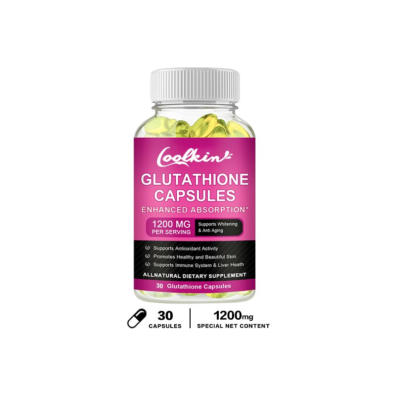 Glutathione, Collagen Capsules, Antioxidant Anti-Aging, Enhance Immunity Dull Skin Whitening Supplement