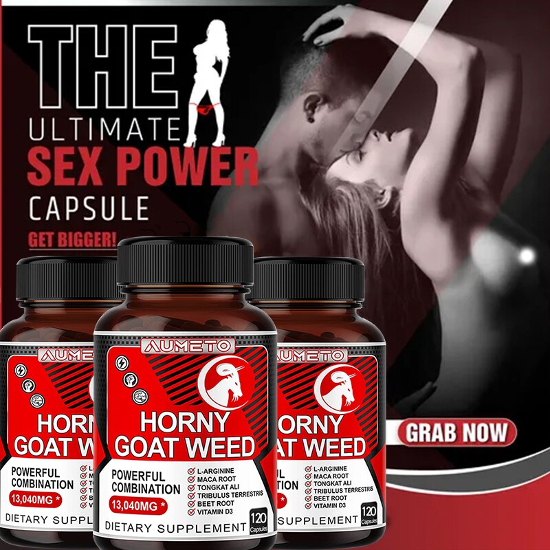 Natural Supplement Quality Goat Weed for Men and Women, Long Lasting, Strength, Concentration
