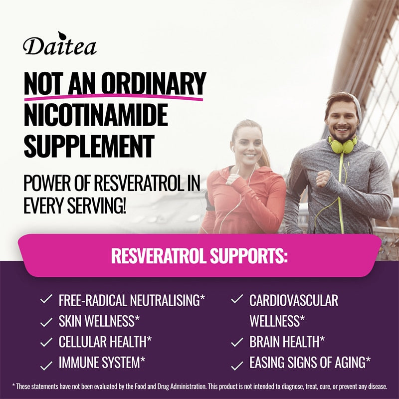Niacinamide Supplement Supports Skin Health, Metabolism, Cell Regeneration, Brain and Cardiovascular Health and Boosts Immunity