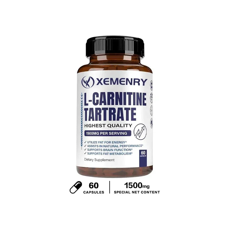 L-Carnitine - Fat Burning, Memory Enhancement, Muscle Growth, Weight and Body Management, Non-GMO