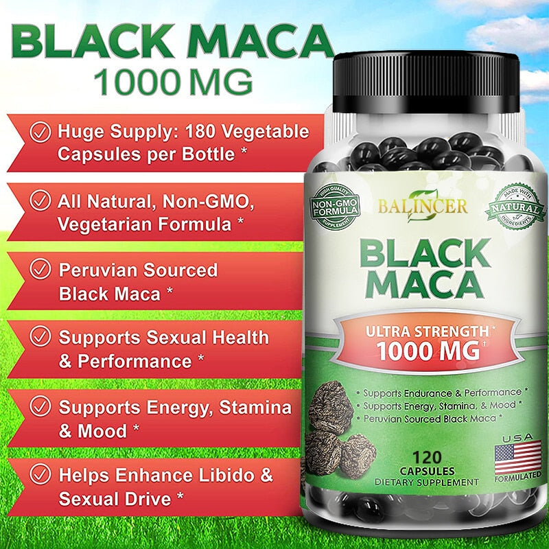 Balincer Men's Testosterone Supplement - Enhances Male Potency, Stamina & Strength, Increases Sex Drive & Muscle Mass