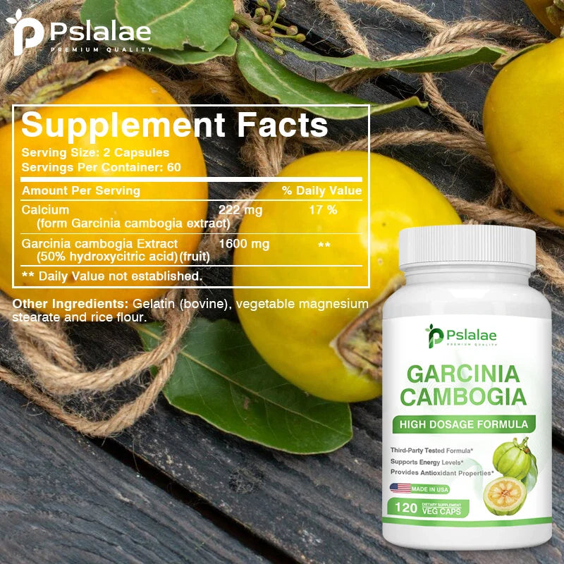 Garcinia Cambogia - Fat Burner, Cellulite, Weight Management, Appetite Suppressant