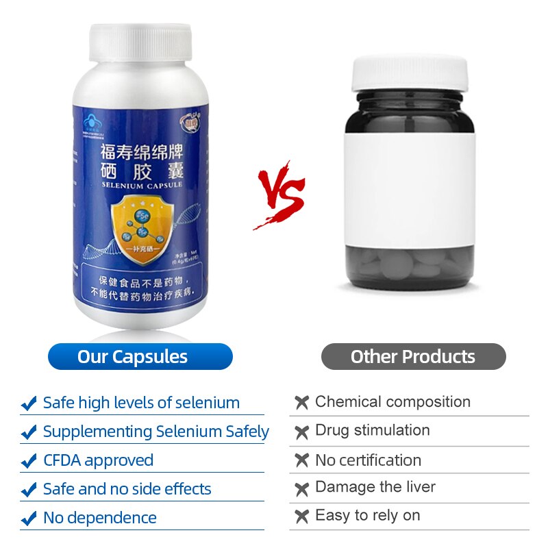Selenium Supplement for Prevent Infection HPV Virus Genital Wart Protect Cervix Immunity Booster Pill CFDA Approve 180capsules