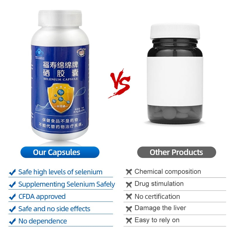 Selenium Supplement for Prevent Infection HPV Virus Genital Wart Protect Cervix Immunity Booster Pill CFDA Approve 180capsules