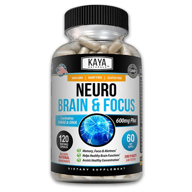 Helps Improve Cognitive Performance, Stress Relief and Brain Memory, Concentration and IQ Supplemen