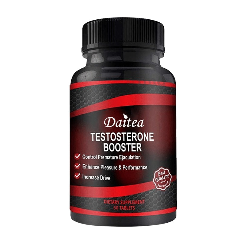 Daitea Testosterone Booster for Men - Testosterone Supplements for Health, Energy & Endurance, Muscle Mass