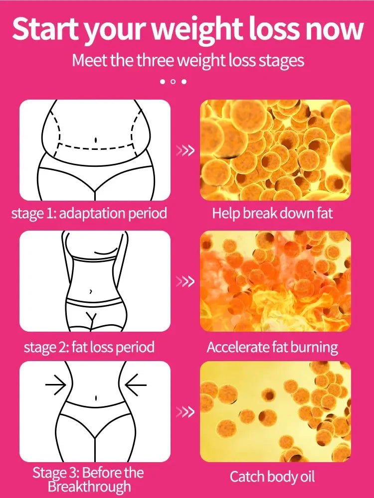 60pcs Powerful Fat Burning and Cellulite Weight Loss Pills for a Lean Physique Product Detoxification Promotes Bowel Motility