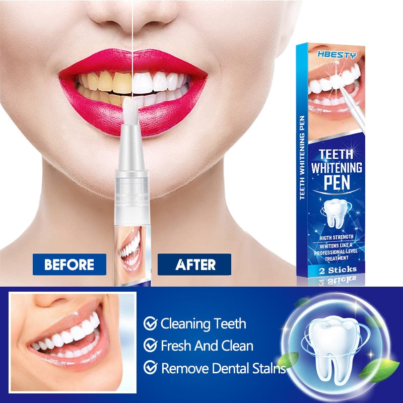 Teeth Whitening Serum Pen Remove Plaque Stains Bleach Tooth Essence Deep Cleaning Oral Hygiene Fresh Breath Dental Care Products