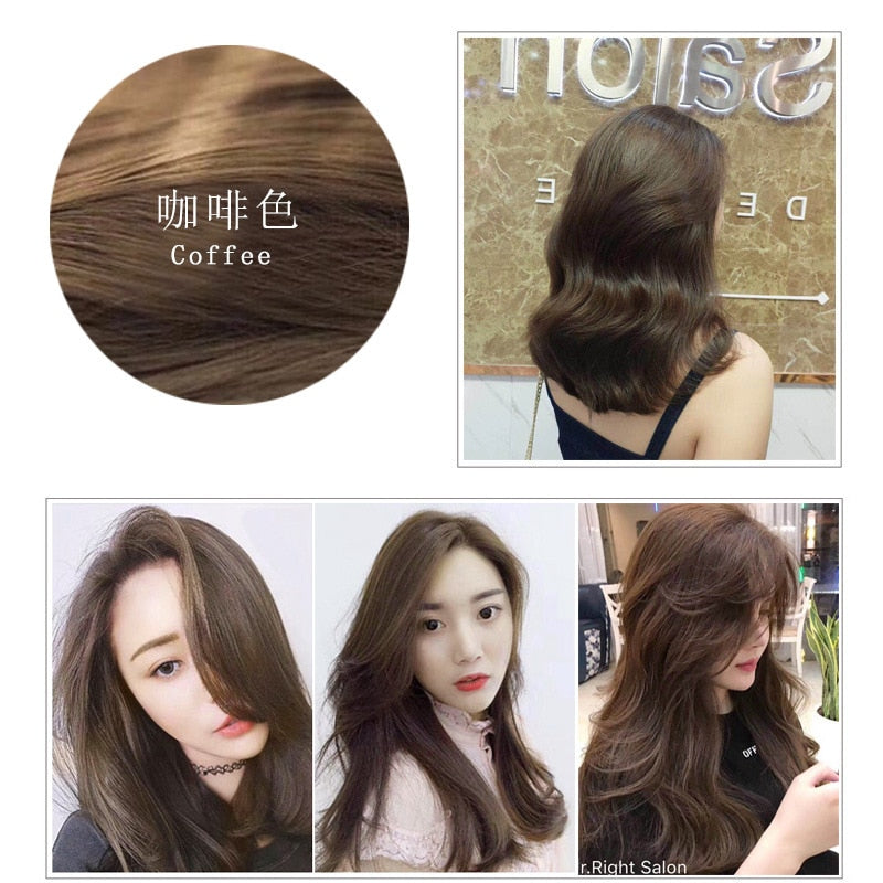 Herbal 500ml Natural Plant Conditioning Hair Dye Black Shampoo Fast Dye White Grey Hair Removal Dye Coloring Black Hair