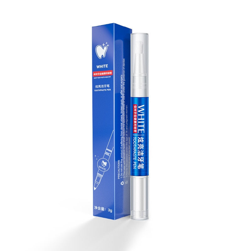 2.5ml Whiten Teeth Tooth Whitening Pen Gel Teeth Whitening Pen Cleaning Serum Remove Plaque Stains Oral Hygiene Dental Tool 1Box