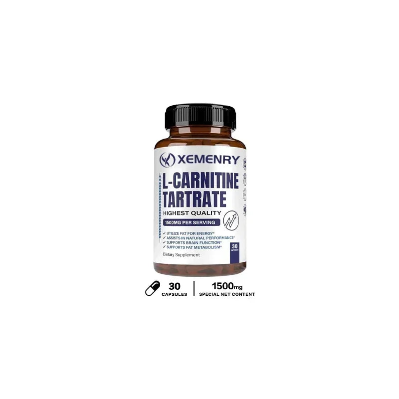 L-Carnitine - Fat Burning, Memory Enhancement, Muscle Growth, Weight and Body Management, Non-GMO