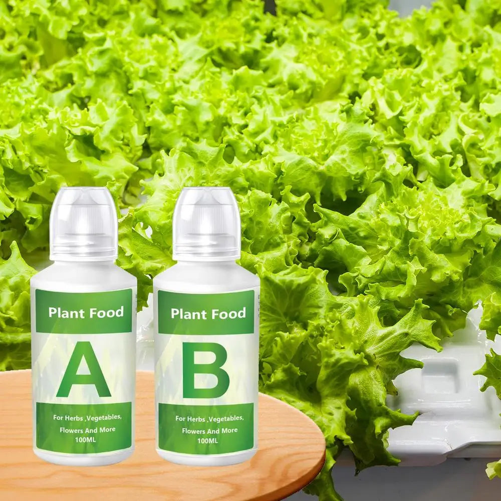 Fertilizer A and B Hydroponic Garden Plant Food Plant Fertilizer For Flowers Vegetables Grass Nutrients Garden Plant Using
