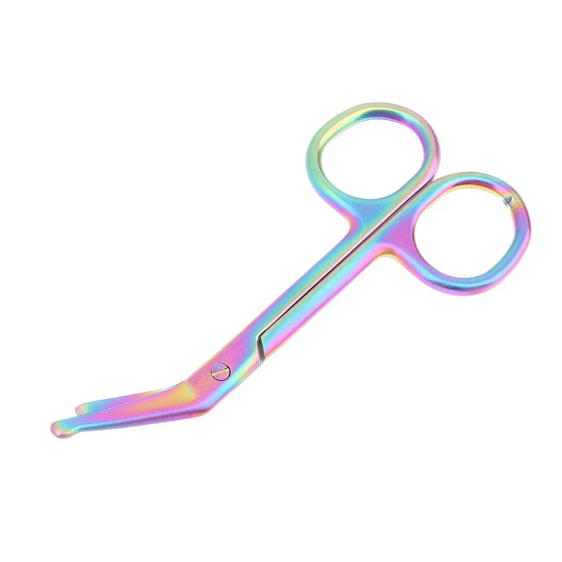 11CM Stainless Steel Gauze Bandage Scissors Dressing Surgical Scissors Household Plaster Scissors Nurse Scissors