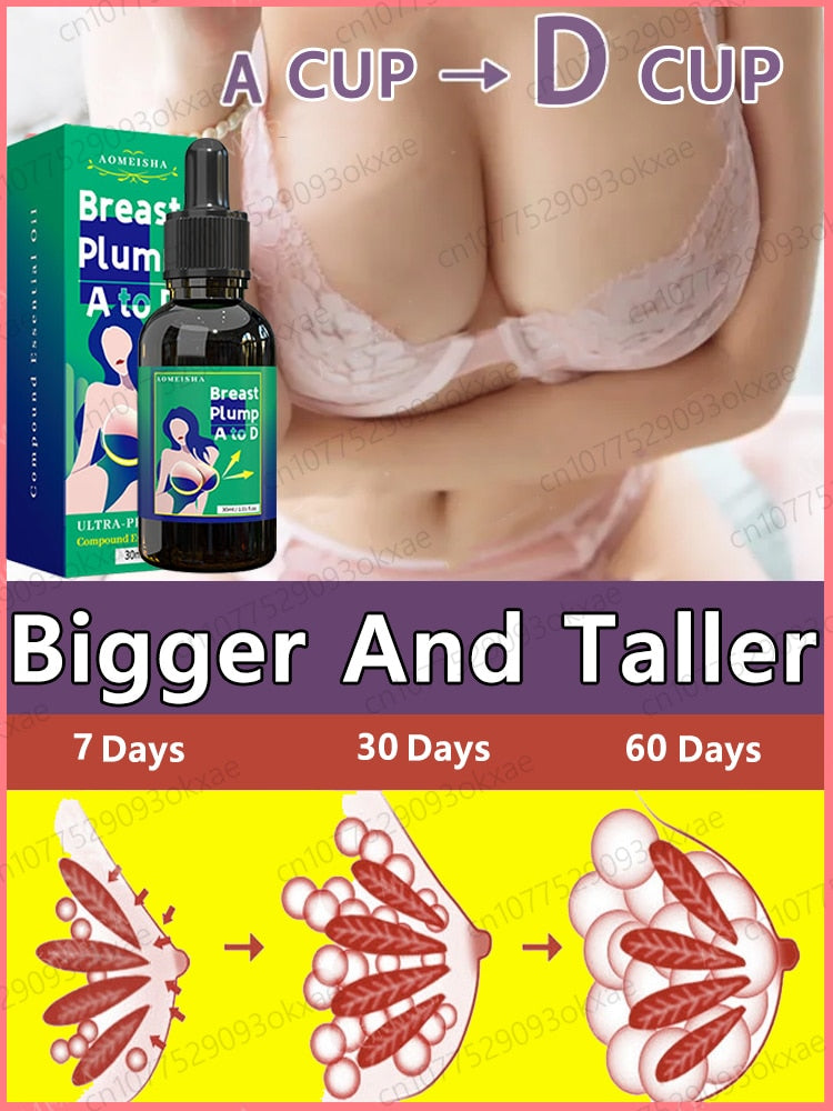 Breast Enlargement Oil Boobs Bigger Breast Lift Firming Increase Breast Enhance Boobs Growth Up Bust Plump Up Breast Enlarge Oil