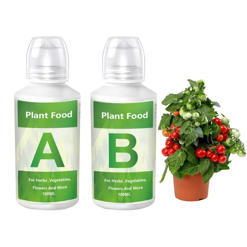 Fertilizer A and B Hydroponic Garden Plant Food Plant Fertilizer For Flowers Vegetables Grass Nutrients Garden Plant Using