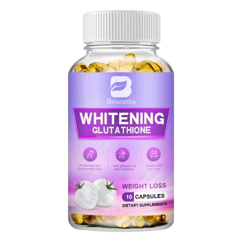 BEWORTHS Vegan Whitening Capsules Prevent Melanin Precipitation Effectively Remove Freckles Brighten Skin Glutathione Supplement