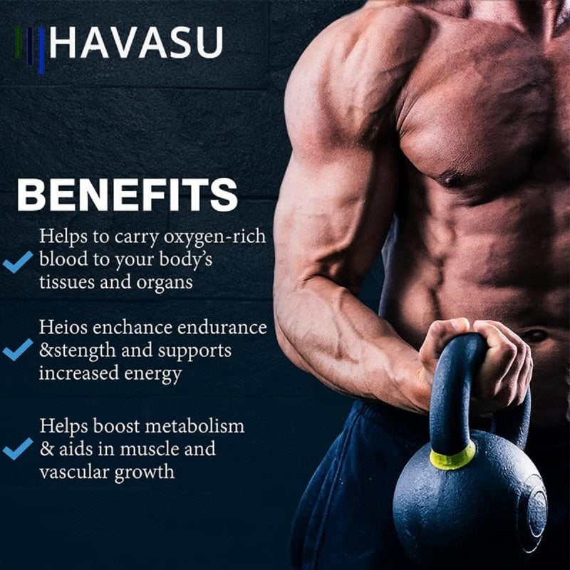 Daitea Men's Testosterone Booster Builds Strength Boosts Muscle Mass & Recovery Increases Endurance Reduces Fatigue