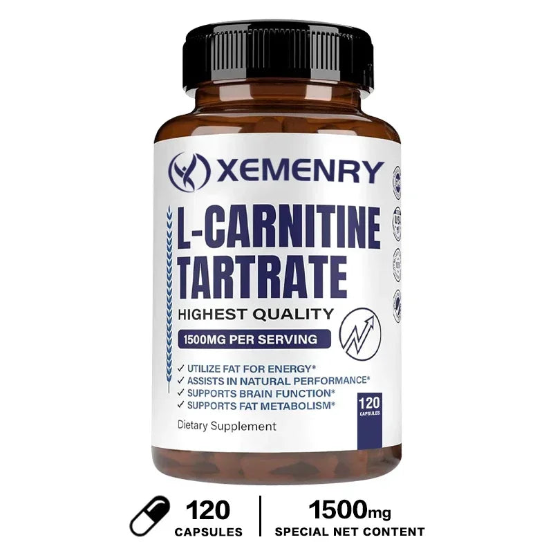L-Carnitine - Fat Burning, Memory Enhancement, Muscle Growth, Weight and Body Management, Non-GMO