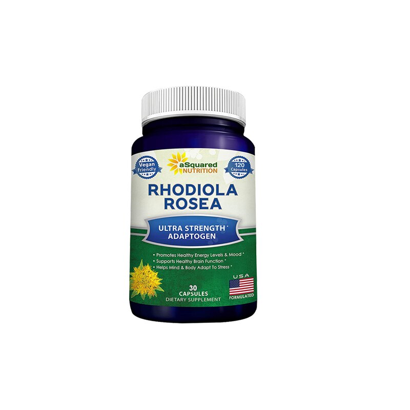 Rhodiola Supplement 1000 Mg - 120 Vegetarian Capsules - Maximum Strength Boost Pure Energy, Brain Function & Stress Relief