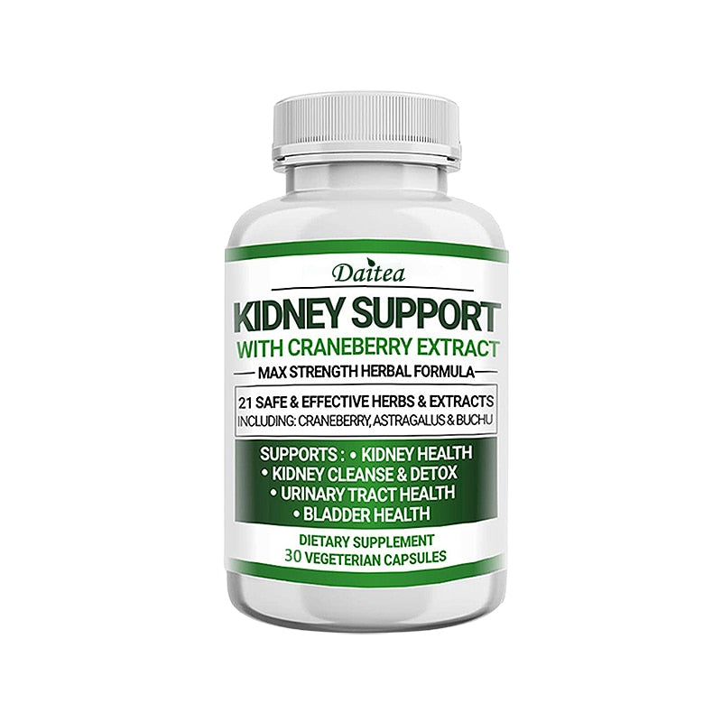 Kidney Support Supplement Helps Kidney Cleanse & Detoxify, Optimize Kidney Function, Relieve Adrenal Fatigue & Inflammation
