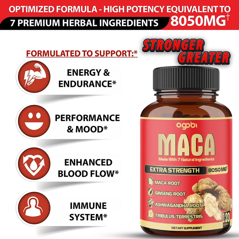 Peruvian Maca Root Supplement Maca Root Powder Supplement Extend Erection Time & Increase Hardness Improve Couples Nightlife