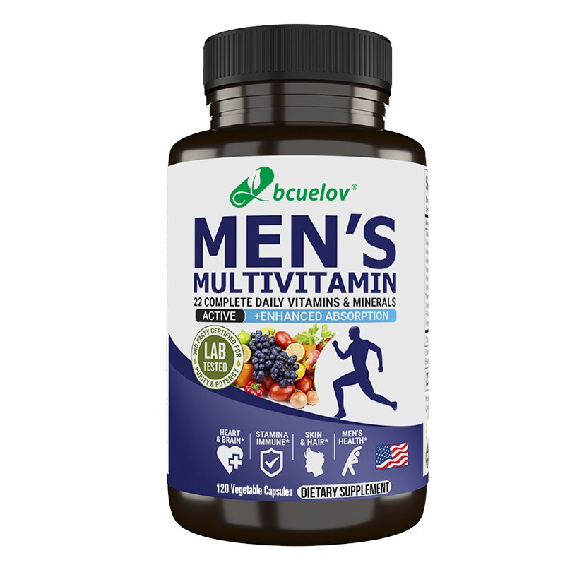 Men's Multivitamins - Stamina Booster Supplements for Men - Support Strength Muscle Energy Gain Pills Supplements Antioxidant