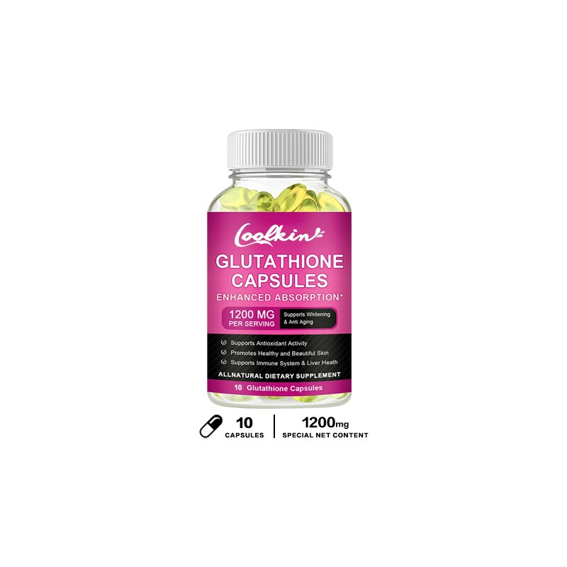 Glutathione, Collagen Capsules, Antioxidant Anti-Aging, Enhance Immunity Dull Skin Whitening Supplement