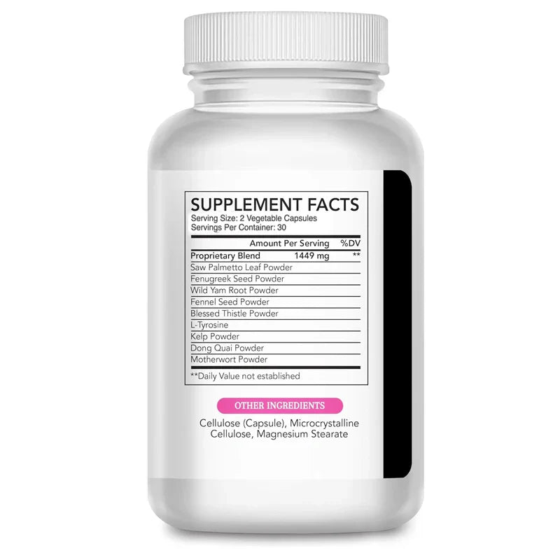 Female Hip Enhancement Capsule - Female Weight Gain Supplement - Supports Full Curve - Hip Enlargement Supplement