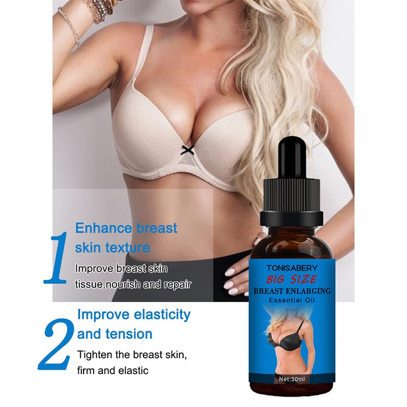 Breast Enlargement Oils Chest Enhancement Elasticity Promote Female Hormone Breast Lift Firming Massage Up Size Bust Care