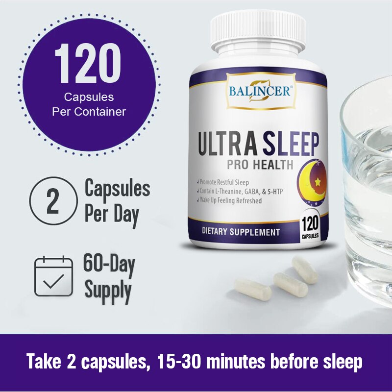 Balancer Deep Sleep, Balances Emotional Stress, Promotes Falling Asleep Faster, Promotes Relaxation Improve Gut Microbial Health