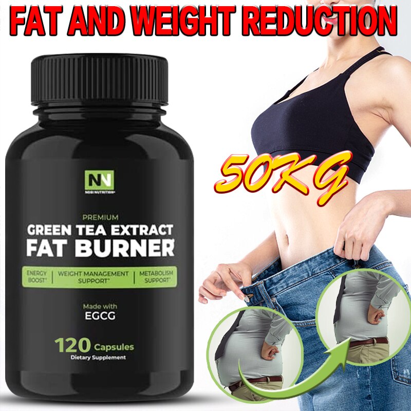Green Tea Extract Supplements - Appetite Suppressant, Metabolism Booster - Healthy Weight Loss for Men and Women
