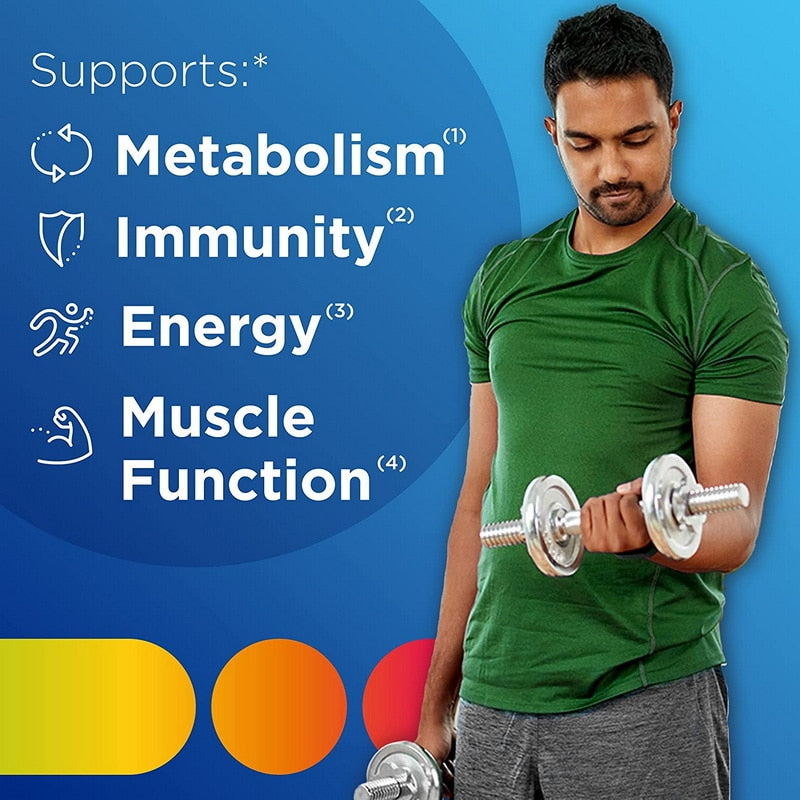 Multivitamin and Mineral Supplement, Energy Support, Muscle Mass, Immune System Boost, Antioxidant and Nutritional Supplement