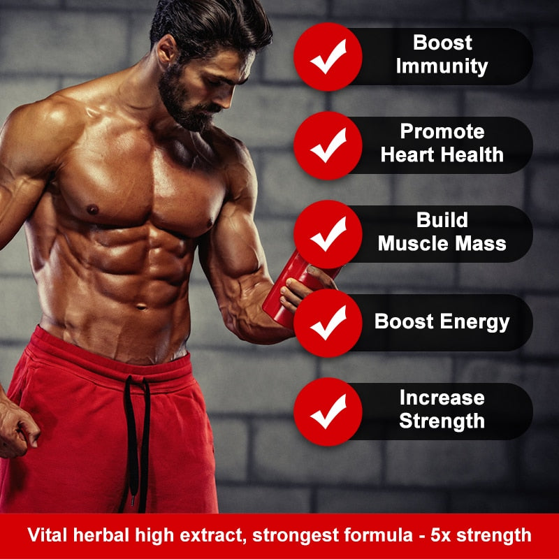 Catfit Powerful Tongkat Ali Capsules Anti-fatigue Contains Dietary Fiber Potency Kidney Health Male Energy Supplement For Men