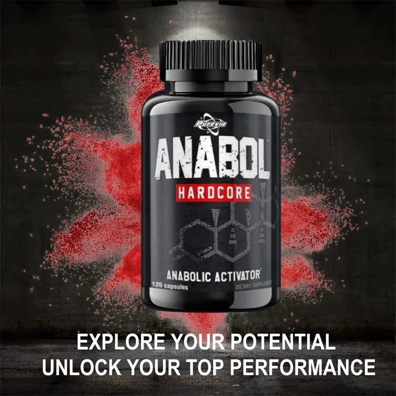 Anabol Hardcore Supplement - Helps Build Lean, Firm, High-quality Muscle,promoting Muscle Growth,recovery & Strength Enhancement