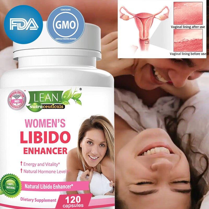 Natural Feminine Performance Enhancer, Hormone Balance Supplement, Mood Improvement, Dryness Reduction, Horny Goat Grass