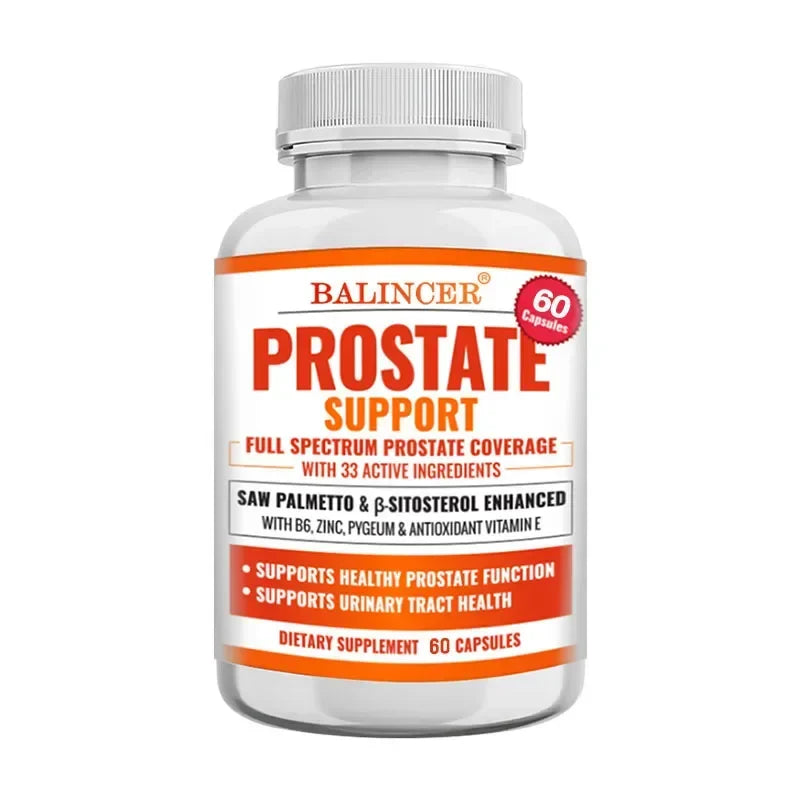 Saw Palmetto Prostate Support Supplement - Supports Prostate Health, Urinary Tract and Urinary Health, Reduces Urinary Frequency