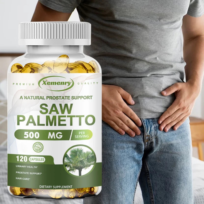 Saw Palmetto Supplement – Supports Men’s Prostate Health and Promotes Hair Growth