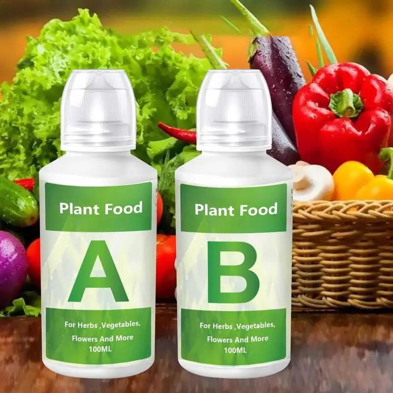 Fertilizer A and B Hydroponic Garden Plant Food Plant Fertilizer For Flowers Vegetables Grass Nutrients Garden Plant Using
