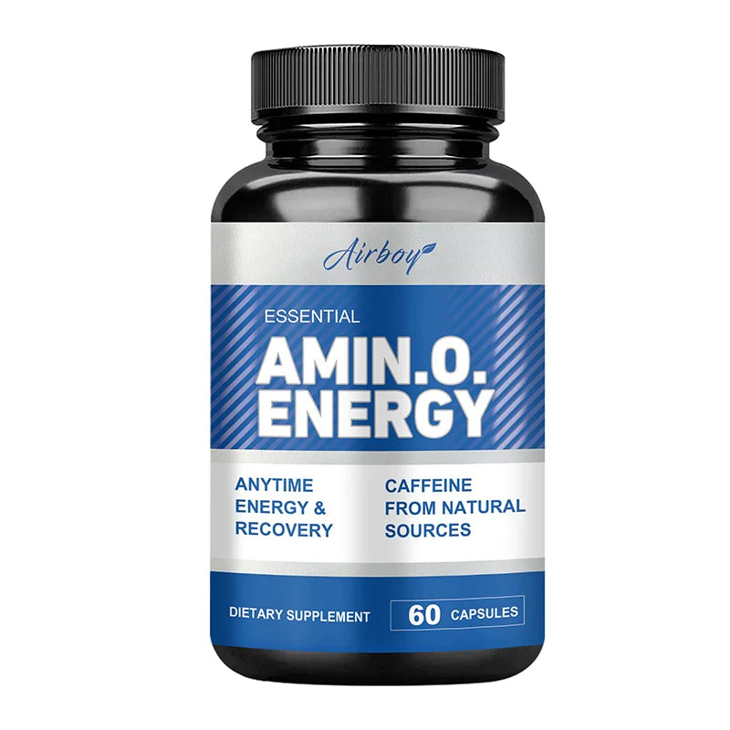 Amino Acid Capsules- Helps Increase Strength, Endurance, Protein Synthesis, Build Muscle Mass, Abs, Energy