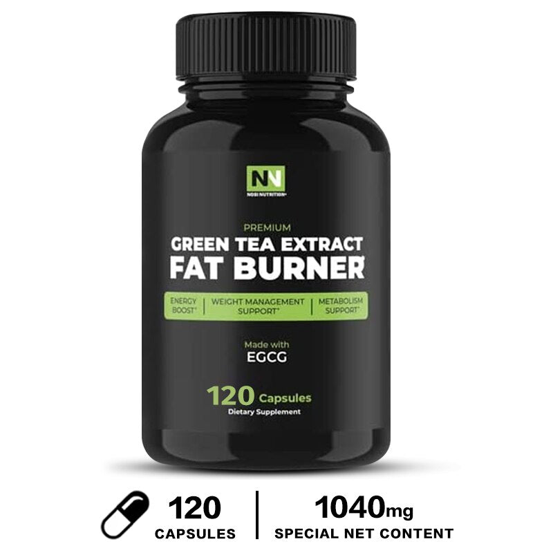 Green Tea Extract Supplements - Appetite Suppressant, Metabolism Booster - Healthy Weight Loss for Men and Women