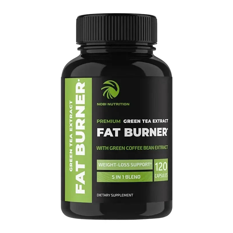 5-in-1 Premium Green Tea for Weight Loss | Belly Fat Burner, Metabolism Booster & Healthy Weight Management for Men and Women