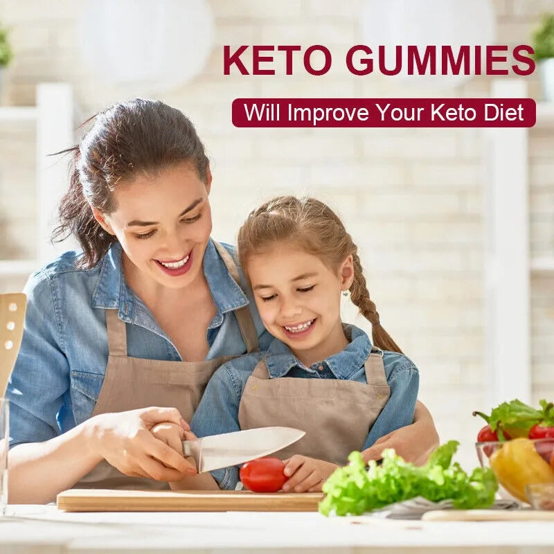 60 Keto Gummies Gummy Bears for ACV Weight Loss, Fat Burner, Burning Belly Fat