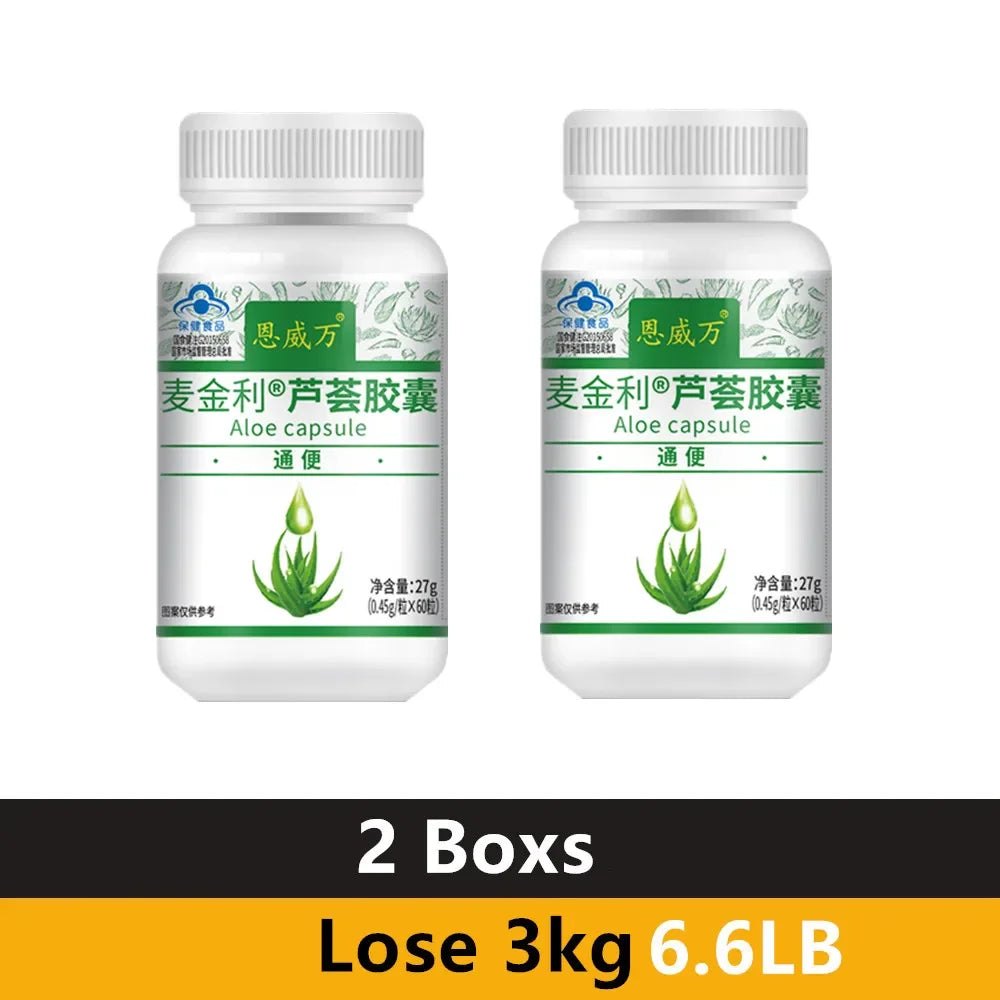 60pcs Powerful Fat Burning and Cellulite Weight Loss Pills for a Lean Physique Product Detoxification Promotes Bowel Motility