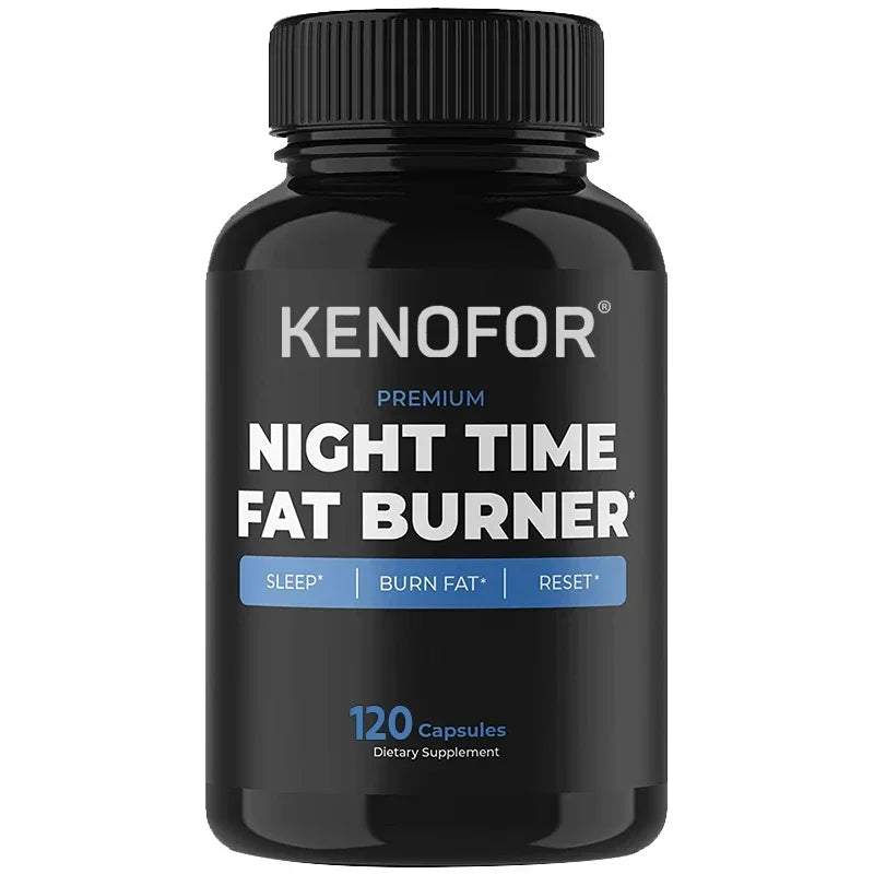Night Fat Burner - Sleep Supplement, Appetite Suppressant, Energy Supplement - Premium Fat Burning, Muscle Growth, Metabolism