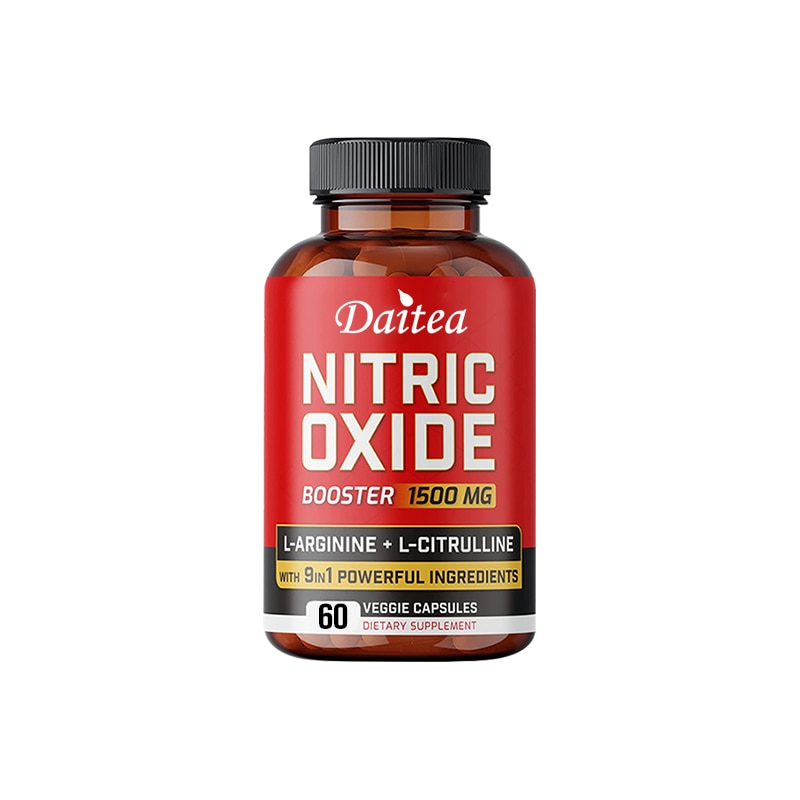Nitric Oxide Booster Strength Pump Supplements Maximum Blood Flow Increases Muscle Pump Energy Endurance