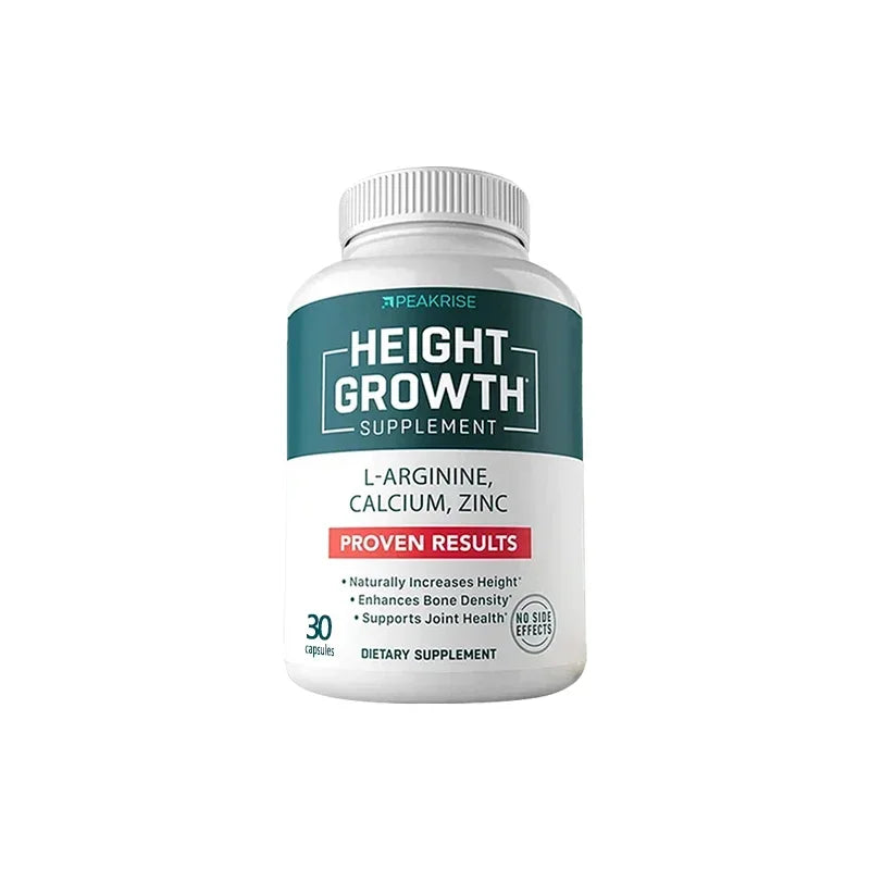Natural Height Growth Maximizer for Kids, Teens and Adults Zinc and Calcium Increase Peak Height Supplement Bone Strength