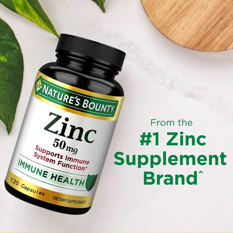 Zinc 50mg, Immune Support & Antioxidant Supplement, Supplement To Enhance Sperm Motility & Increase Count & Ejaculation